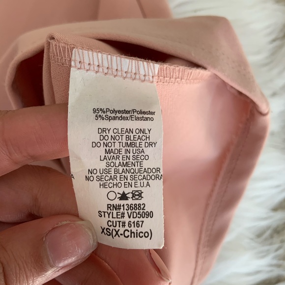 NWT Charlotte Russe Ruffled Cold Shoulder Dress XS - Picture 8 of 8